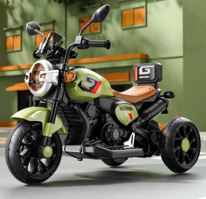 kidscruser HARLEY GREEN BIKE Bike Battery Operated Ride On-picture-26