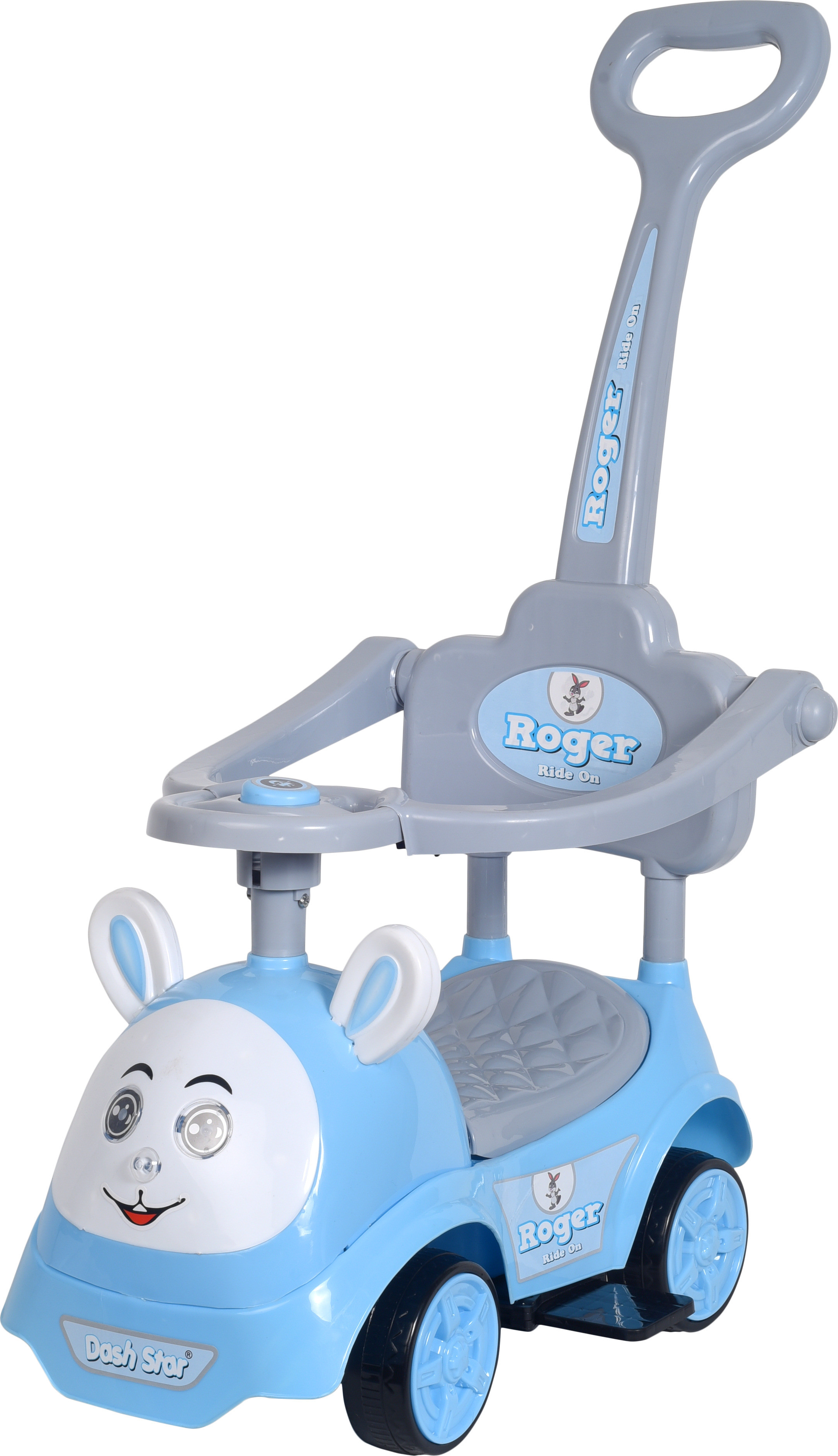 dash star Ride on Push Car for baby With Protective Arm Rest And Parent Handle ,Backrest Rideons & Wagons Non Battery Operated Ride On image 1