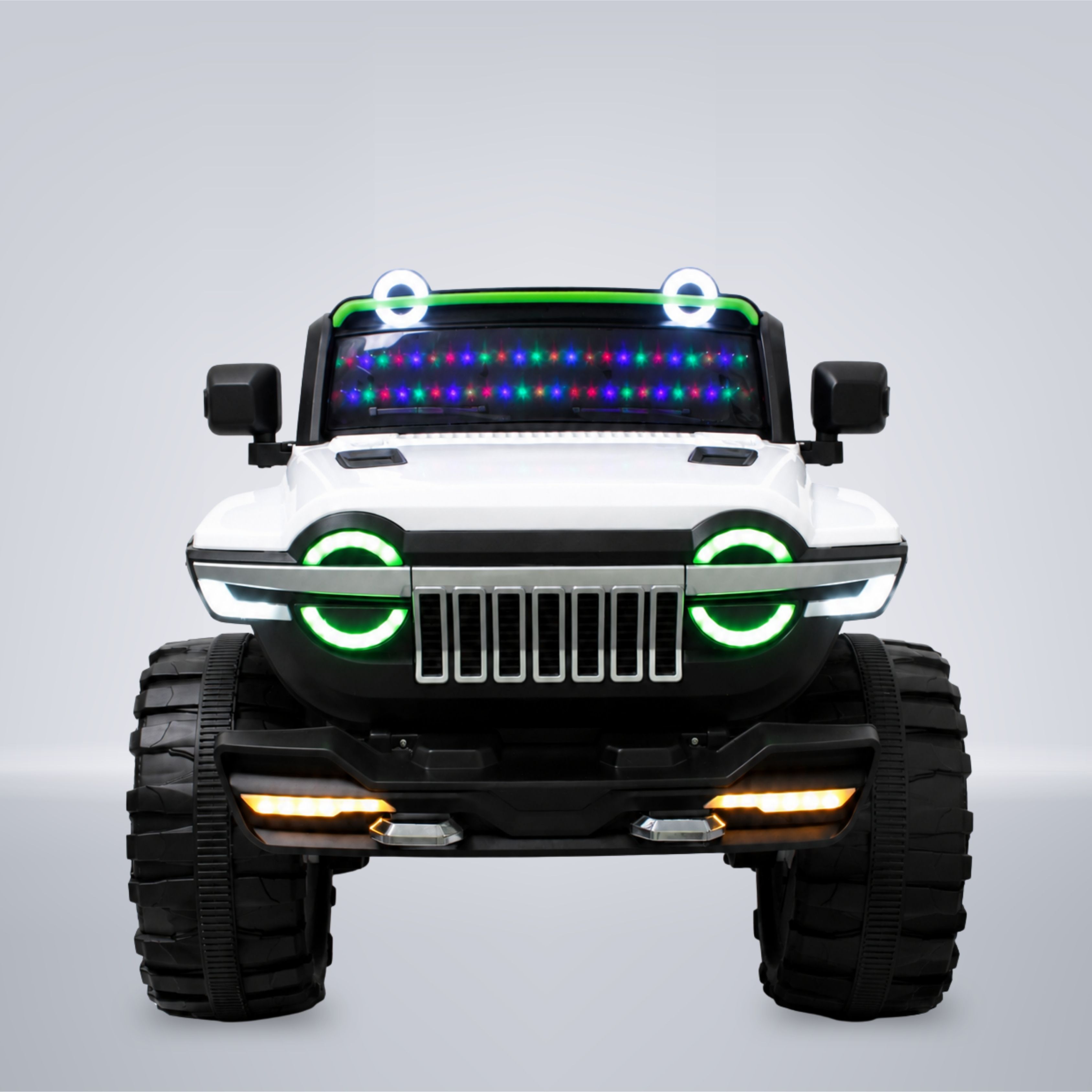 FWJ-17 Kids Electric Ride On Jeep with Remote ,Music Player&RGB Windshield Light Jeep Battery Operated Ride On-image-36