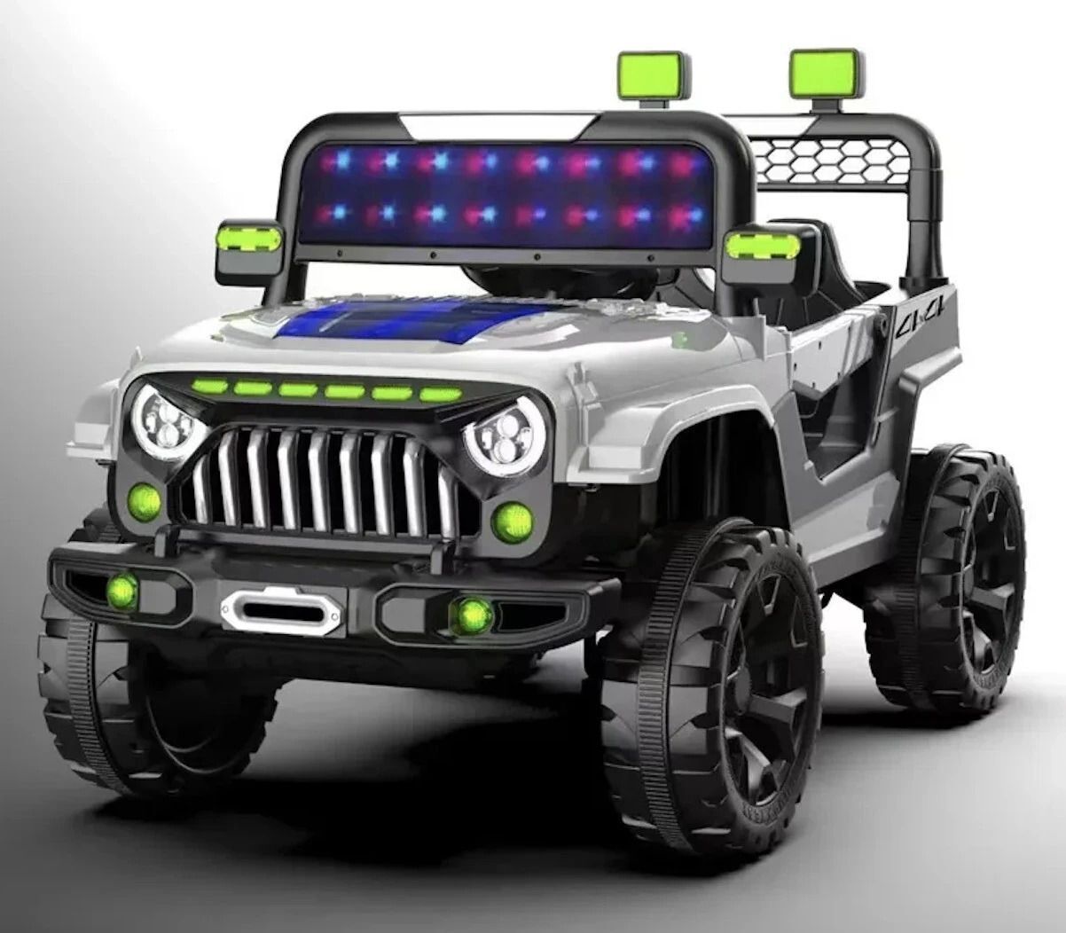 528 White Rubicon 1-6Yrs Battery ride on kids car Jeep Battery Operated Ride On Rideons & Wagons Battery Operated Ride On-image-43