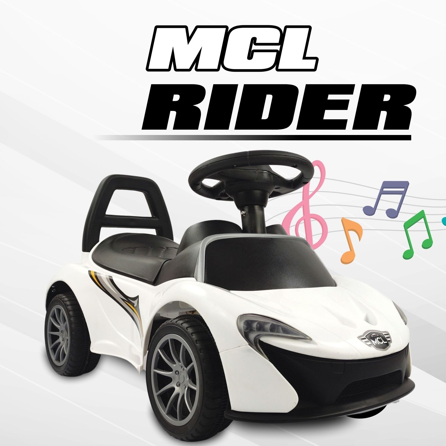 toysphere Kids car music and lights, 1 to 4 years, kids toy car ride on mc laren Car Non Battery Operated Ride On-picture-16