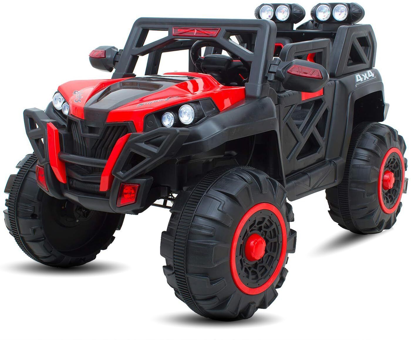 kidscruser Kids Battery Operated Ride On SUV Car with Remote Control 4x4 Heavy Duty Jeep Battery Operated Ride On-picture-27