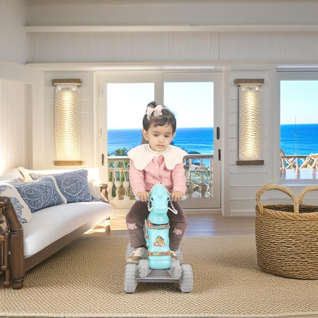 Kids Horse Rider Rocker Toys 1-3yrs birthday gift toy Rideons & Wagons Non Battery Operated Ride On-image-21
