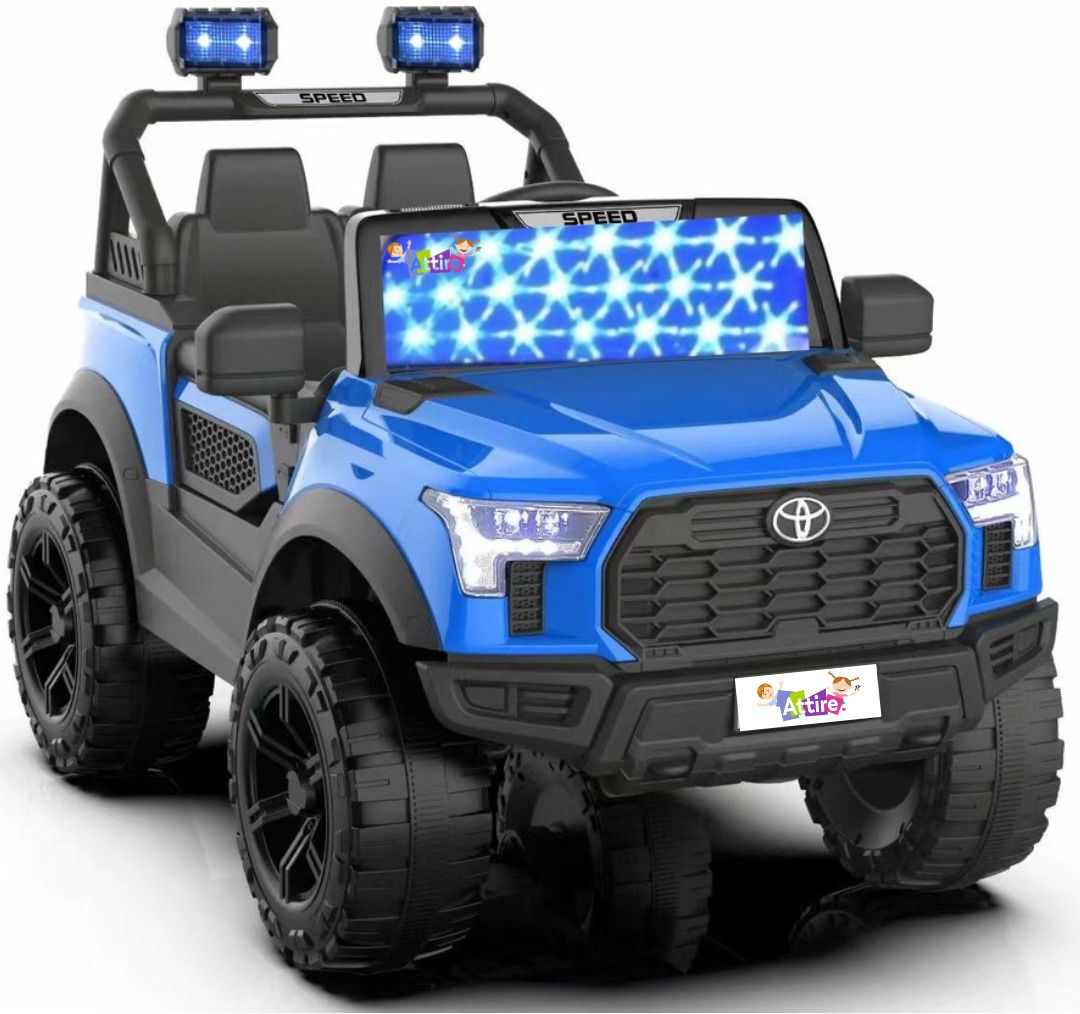 "Ultimate Adventure: Dual-Control Rechargeable Battery-operated Ride-on Jeep Battery Operated Ride On-image-2