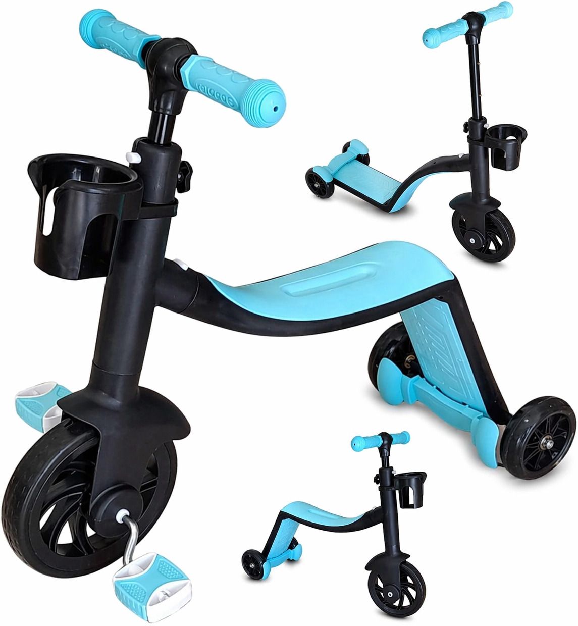 hicober Smart Kick Scooter for Kids 3 in 1, Baby Scooter & Tricycle, Balance Bike Kids Scooter-picture-25