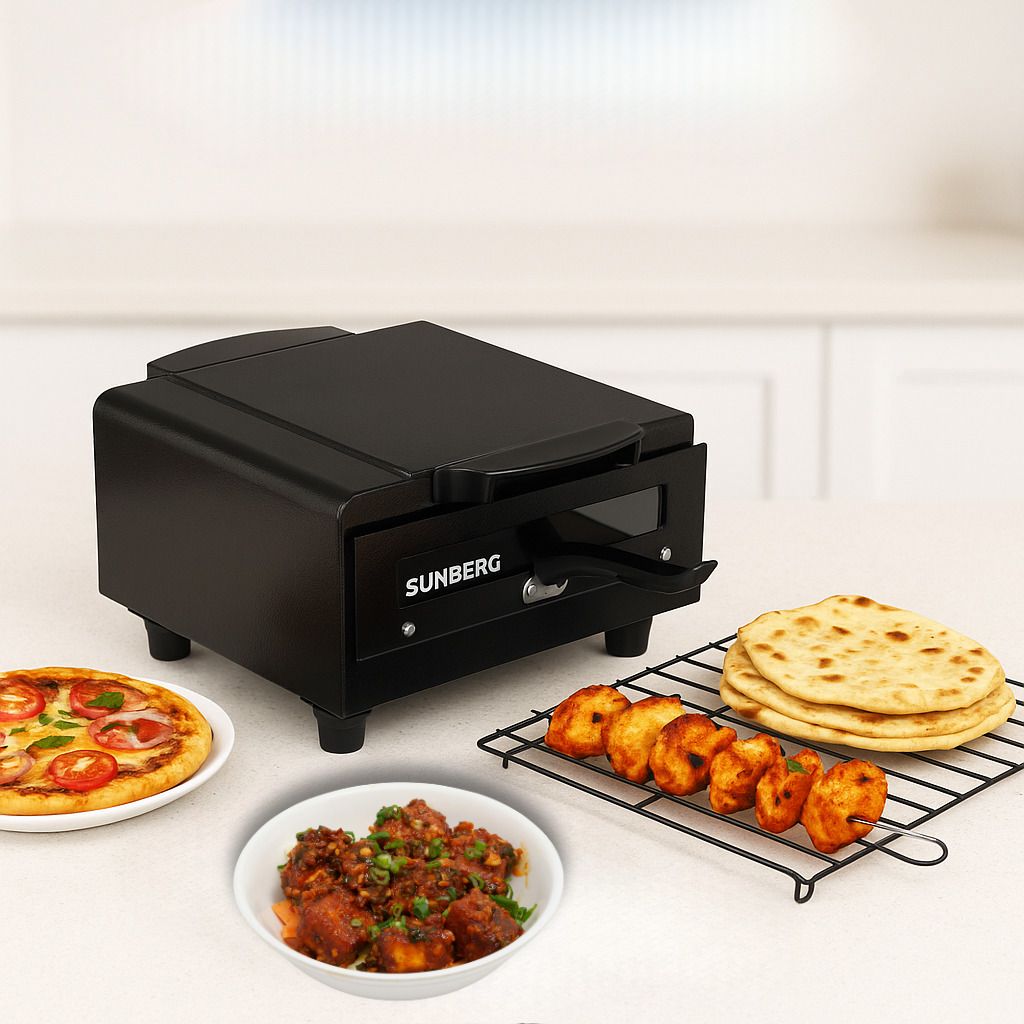 1500W Compact Home Griller | Great for Quick Grilling, Roasting & Crisp Results Electric Tandoor-image-48