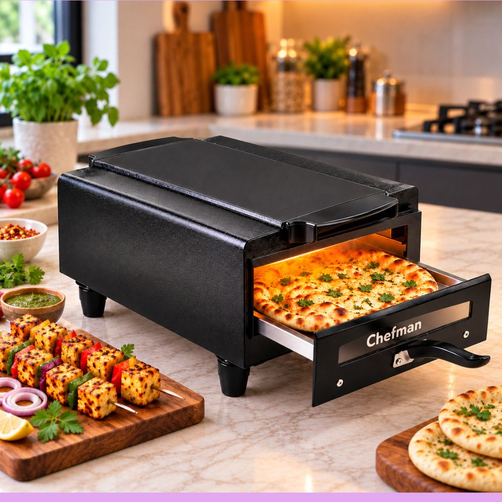 chefman Electric Tandoor Oven 16 Inch 2200W Multi Purpose Grill Bake Roast for Kitchen Electric Tandoor-picture-2