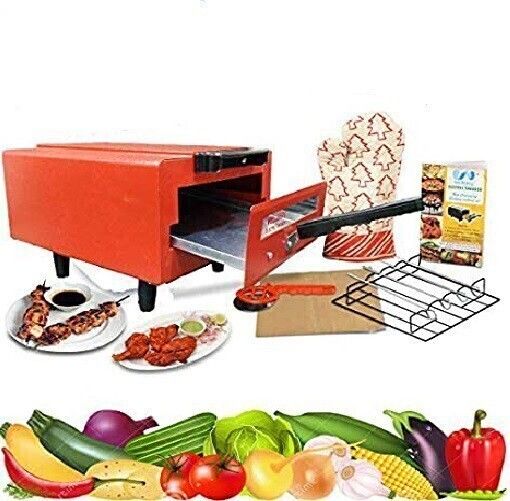 wellberg 14-Inch Heavy-Duty Multipurpose Pizza Oven for Grilling, Roasting, and Baking Electric Tandoor-picture-46