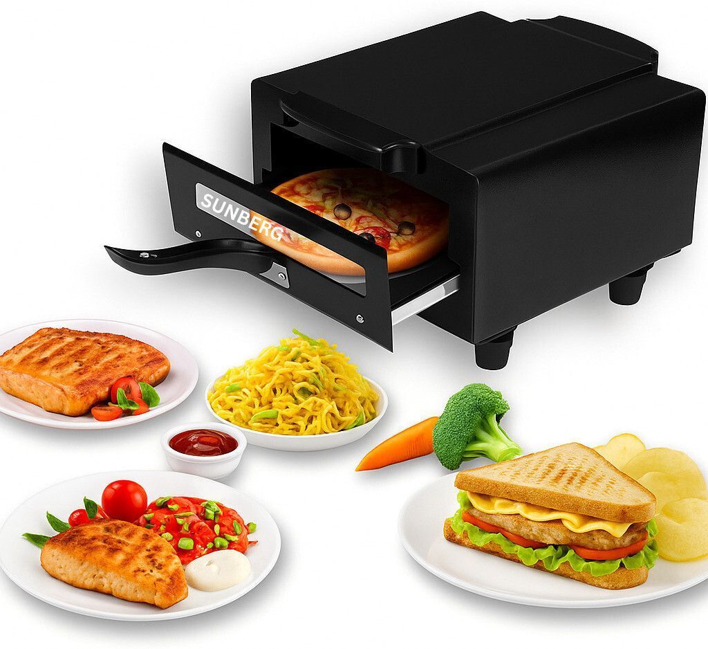 sunberg Compact 1500W Electric Tandoor for Indoor and Outdoor Grilling, Baking, Roasting Electric Tandoor-picture-35