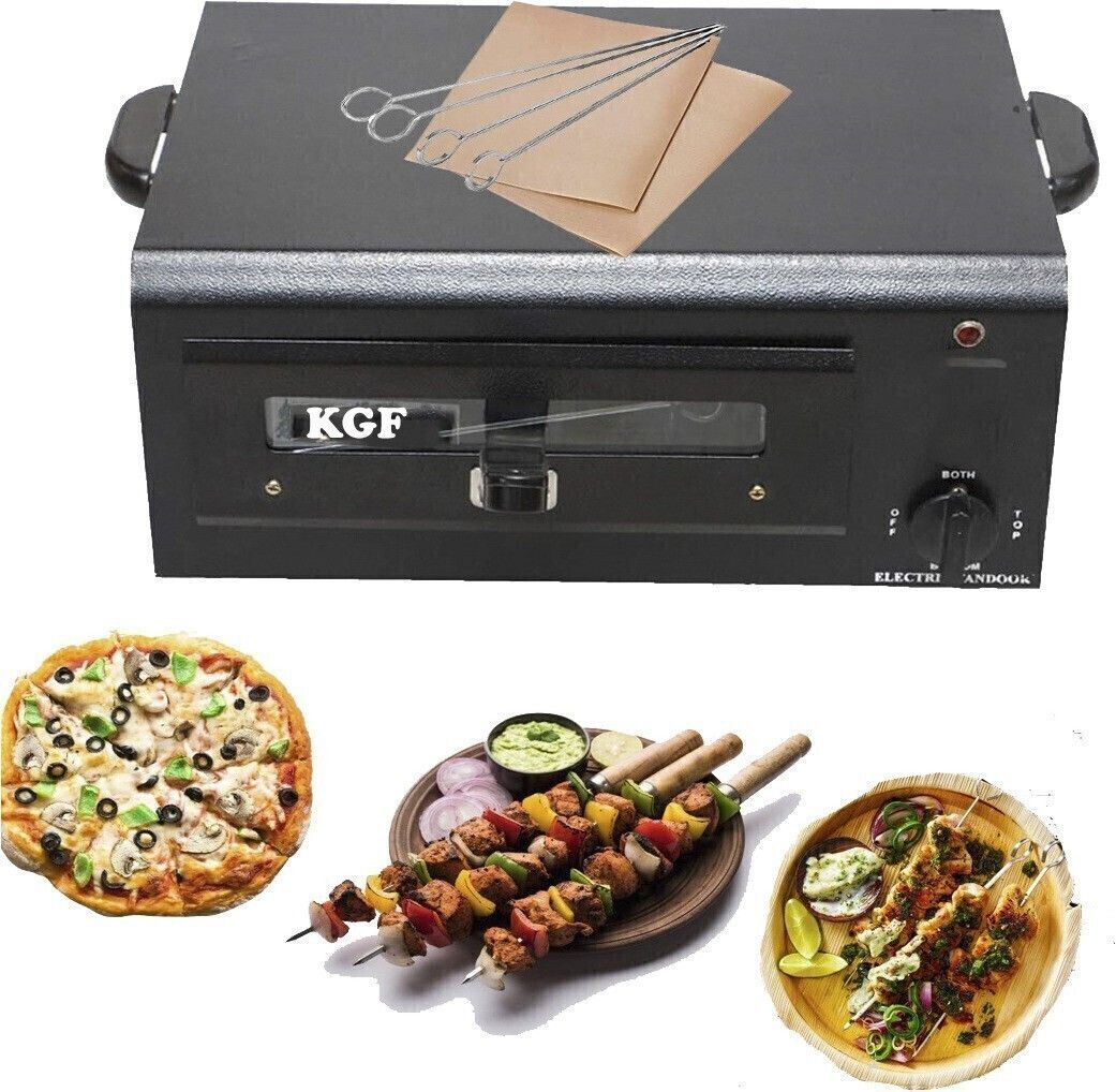 16inch 2200W Large Pizza Maker for Naan Tandoori Roti with Element OnOff Switch Electric Tandoor-image-0