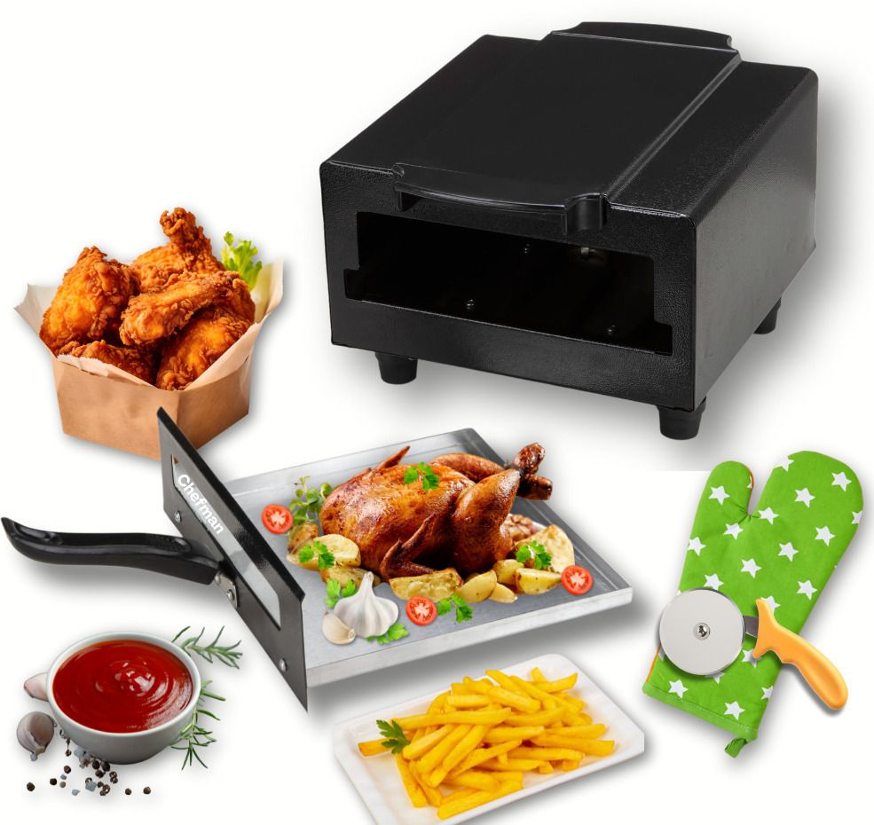 Compact Pizza Maker Oven | 1500W | Healthy Cooking, Toasting, Grilling & Baking Electric Tandoor-image-7