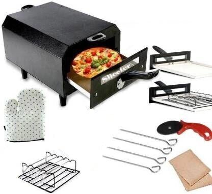 Compact Multi-Purpose Grill | 10-Inch 1500W Combo for Home & Kitchen Use Electric Tandoor