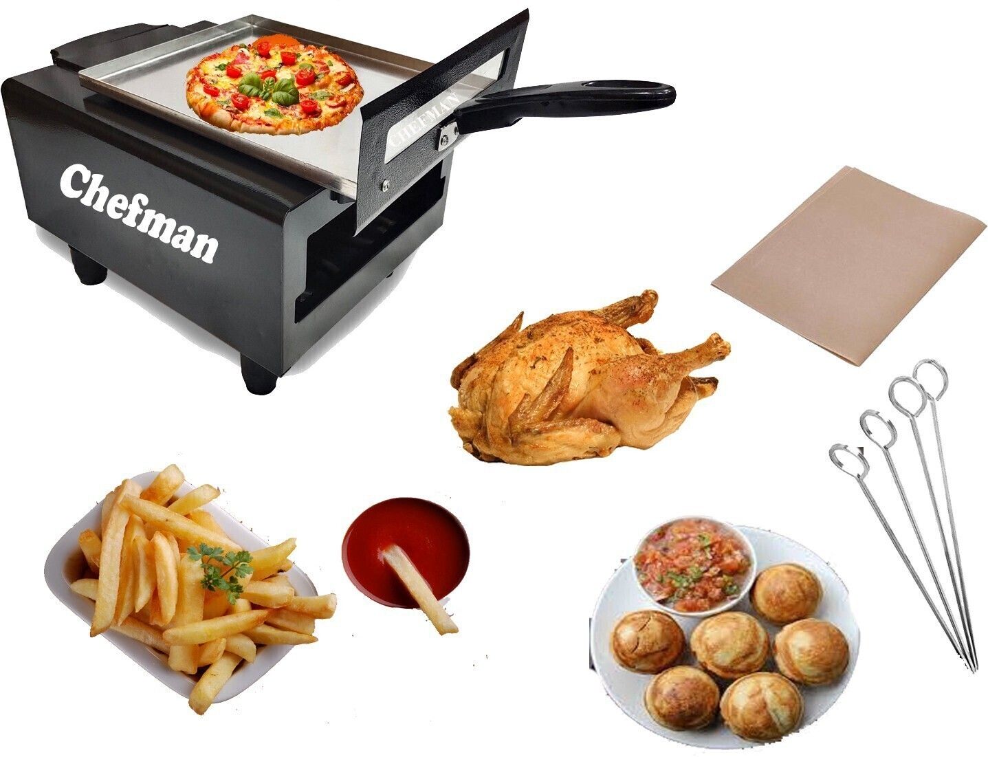 High-Quality 14Inch Pizza Maker Oven for Classic Oil-Free Cooking � Perfect Home Electric Tandoor-image-42