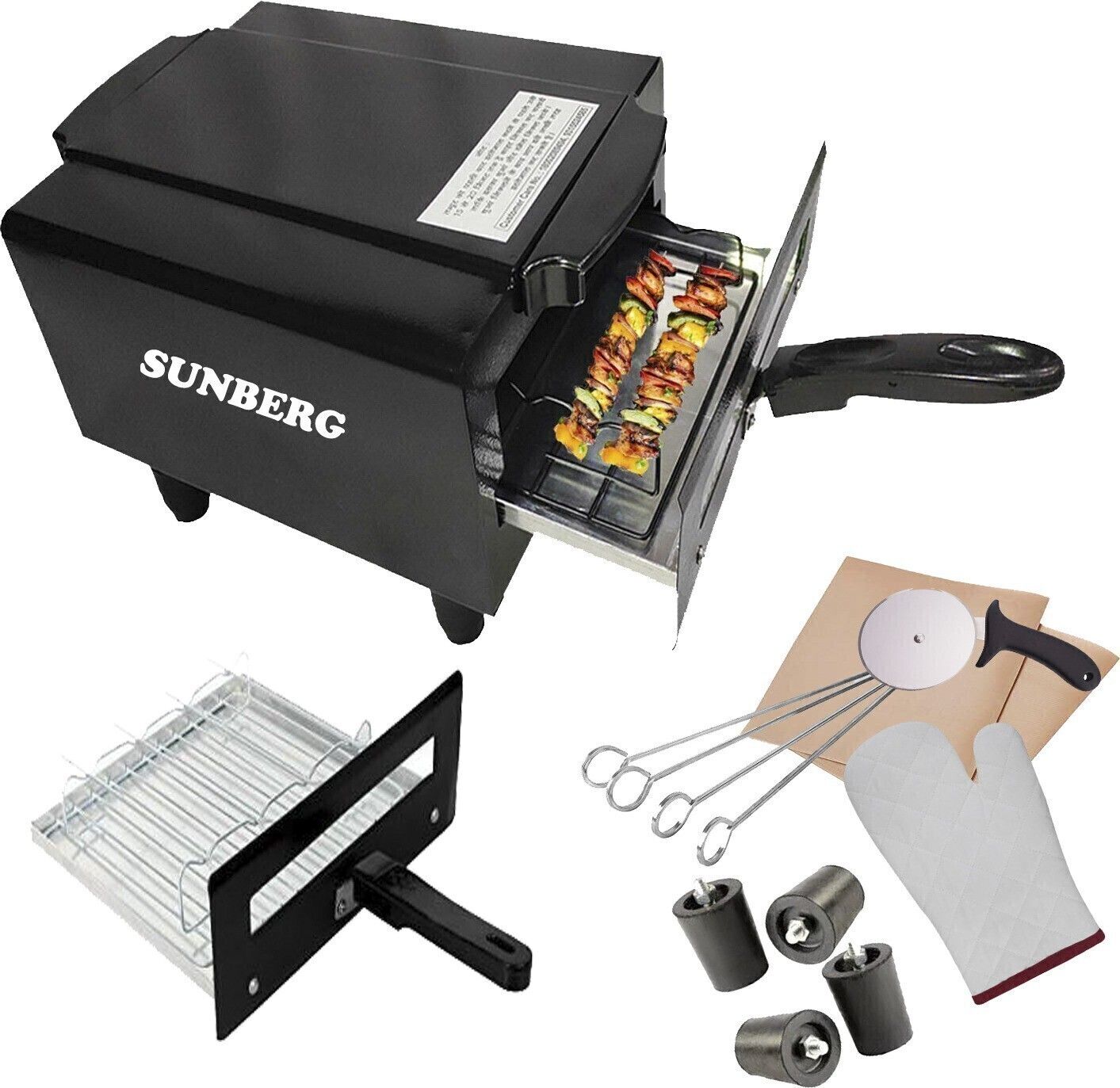 14inch Pizza Maker Oven � Multi-Purpose Home & Kitchen Appliance for Fast Meals Electric Tandoor-image-2