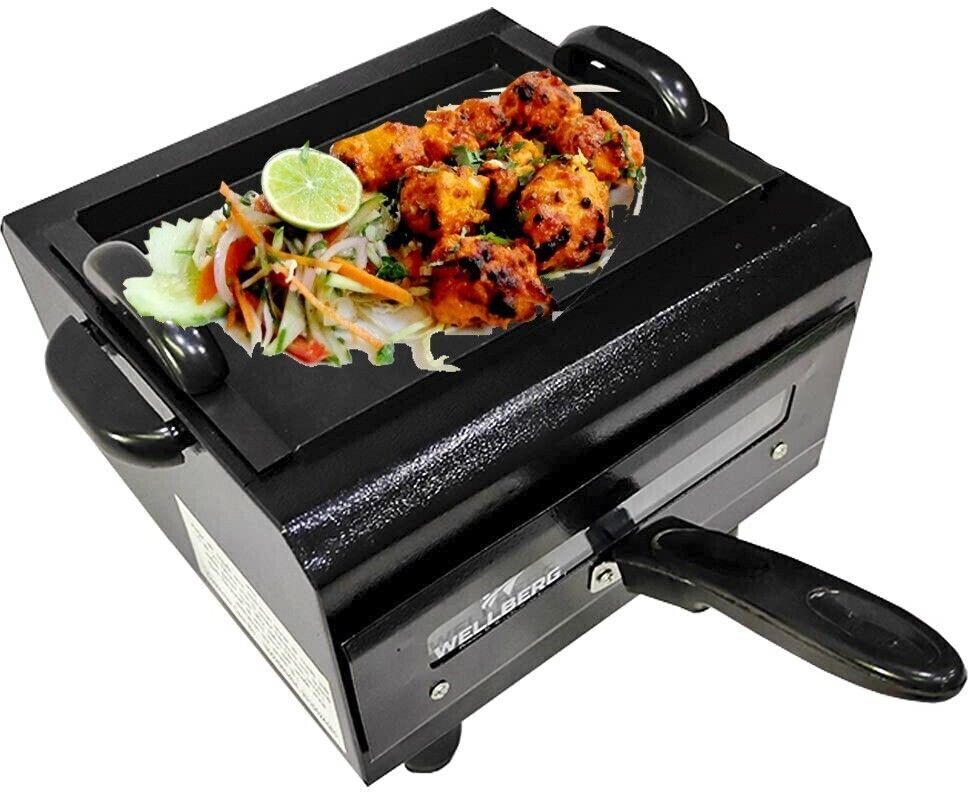 wellberg Premium Dual 2-in-1 Pizza Oven with Upper Tray for Home Cooking Needs Electric Tandoor-picture-3