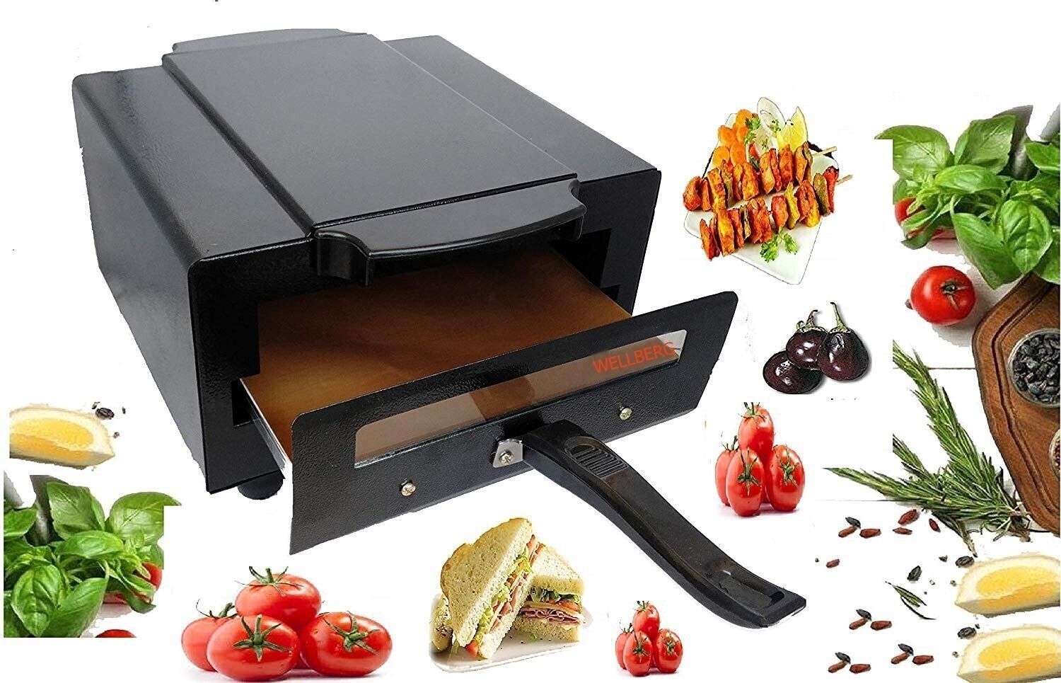 Smart 10-Inch Mini Grill Pizza Oven for Roti & Naan with Complete Accessories Electric Tandoor-image-24