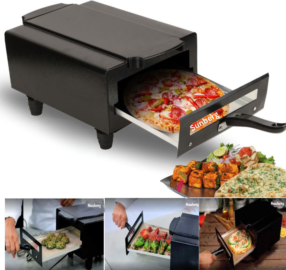 Multi-Purpose 14inch Pizza Maker Oven for Home Kitchen Use-Ideal for All Recipes Electric Tandoor-image-39