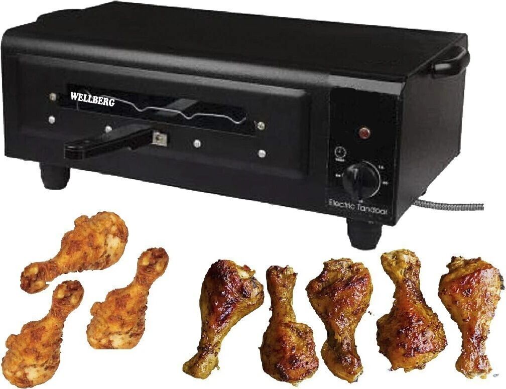 16-Inch Pizza Maker for Baking, Roasting & Grilling with Element Control Switch Electric Tandoor-image-40