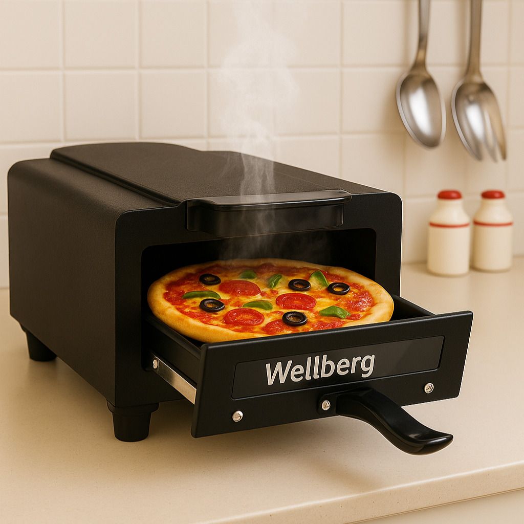 wellberg Multipurpose | 1500W | Smokeless Grill for Tandoori Chicken | Home Kitchen Use Electric Tandoor-picture-4