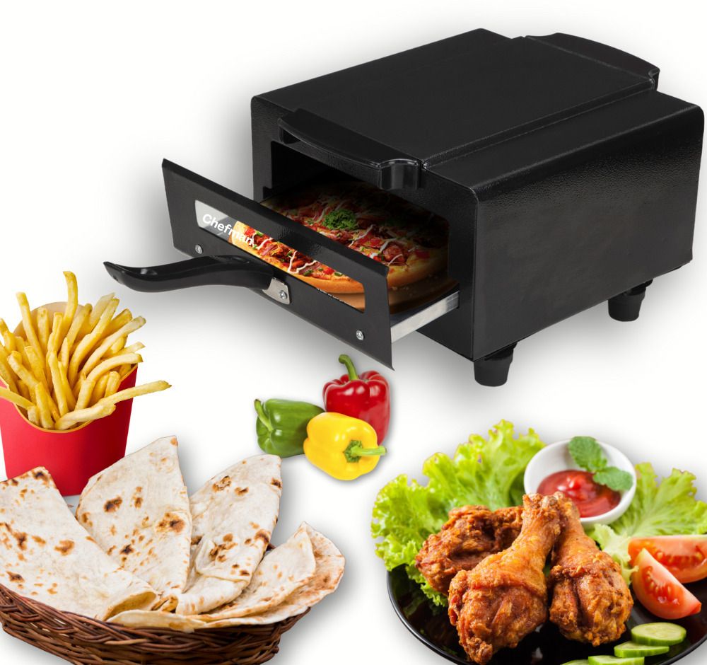 Mini Pizza Maker Oven | 10 Inch | Compact & Versatile Kitchen Appliance for Home Electric Tandoor-image-5