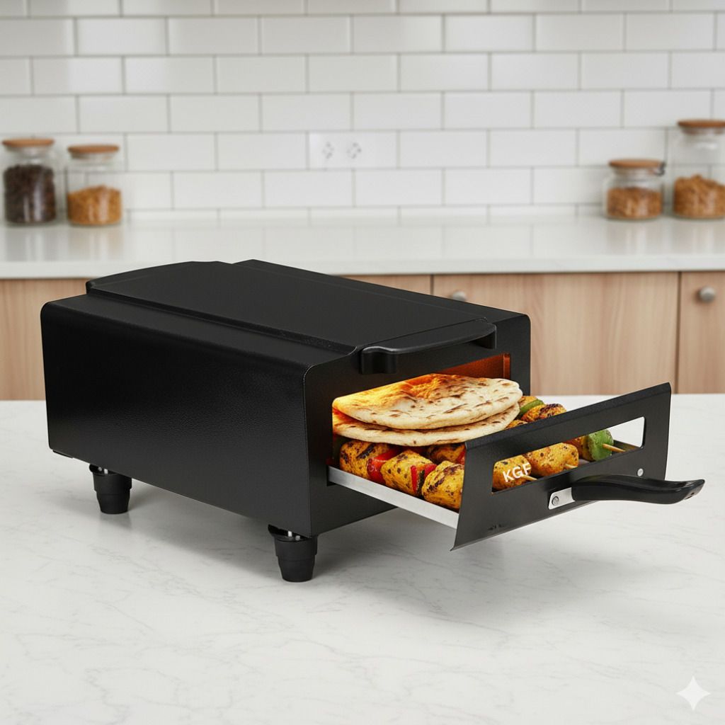 2000W 14Inch Indoor Grill Oven with Stainless Steel Heating for Home Kitchen Use Electric Tandoor-image-24