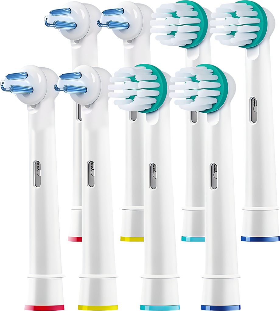 ELEPHANTBOAT Dual action replacement electric toothbrush heads pack of eight for oral care Electric Toothbrush-image-49