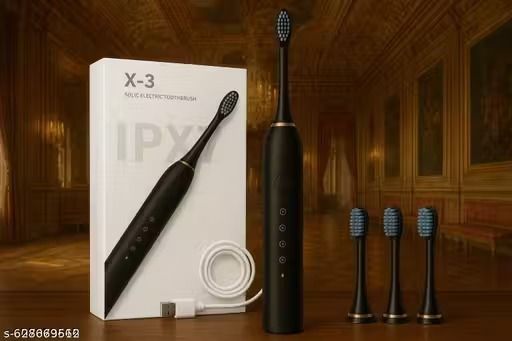 AADITYAENTERPRISES Electric Travel Toothbrush USB Rechargeable 6 Position Adult Toothbrush40 Electric Toothbrush-image-48