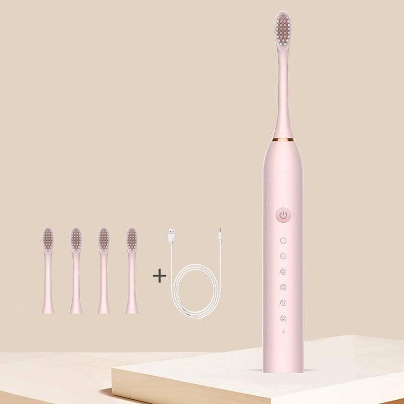 Gentle e kart USB Rechargeable Electric Toothbrush For Adults And Students 6 Oral Care Mode Electric Toothbrush-image-26