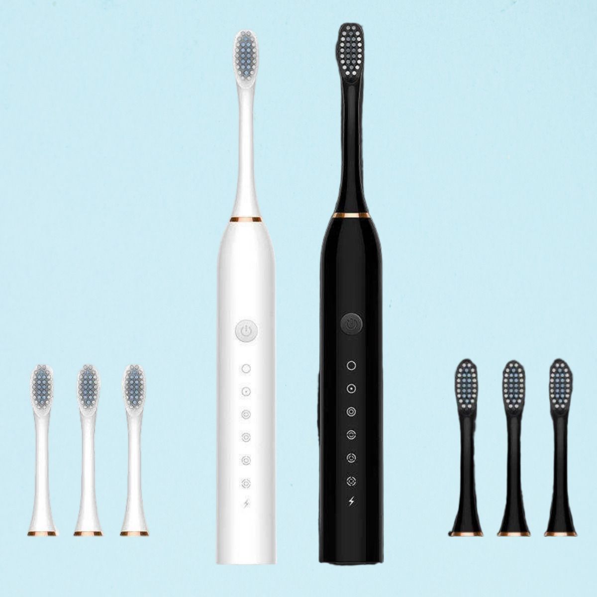 quelmor usb toothbrush for teens and adults with 2-minute timer electric toothbrush