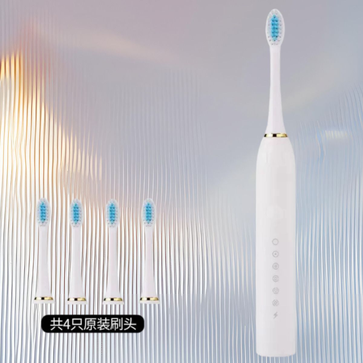 VyloraX Soft Bristle Rechargeable Toothbrush with USB Support Electric Toothbrush-image-6