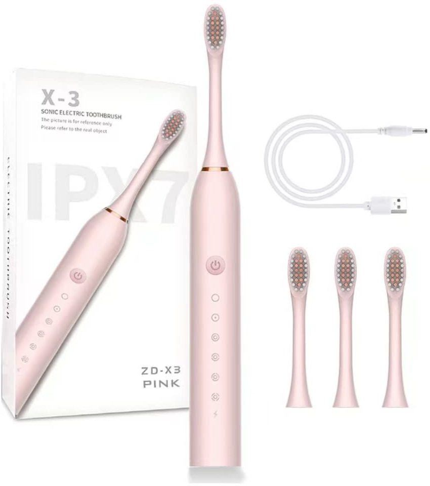 Shrusti USB Rechargeable IPX7 Waterproof Cleaning Toothbrushes for Adults Electric Toothbrush