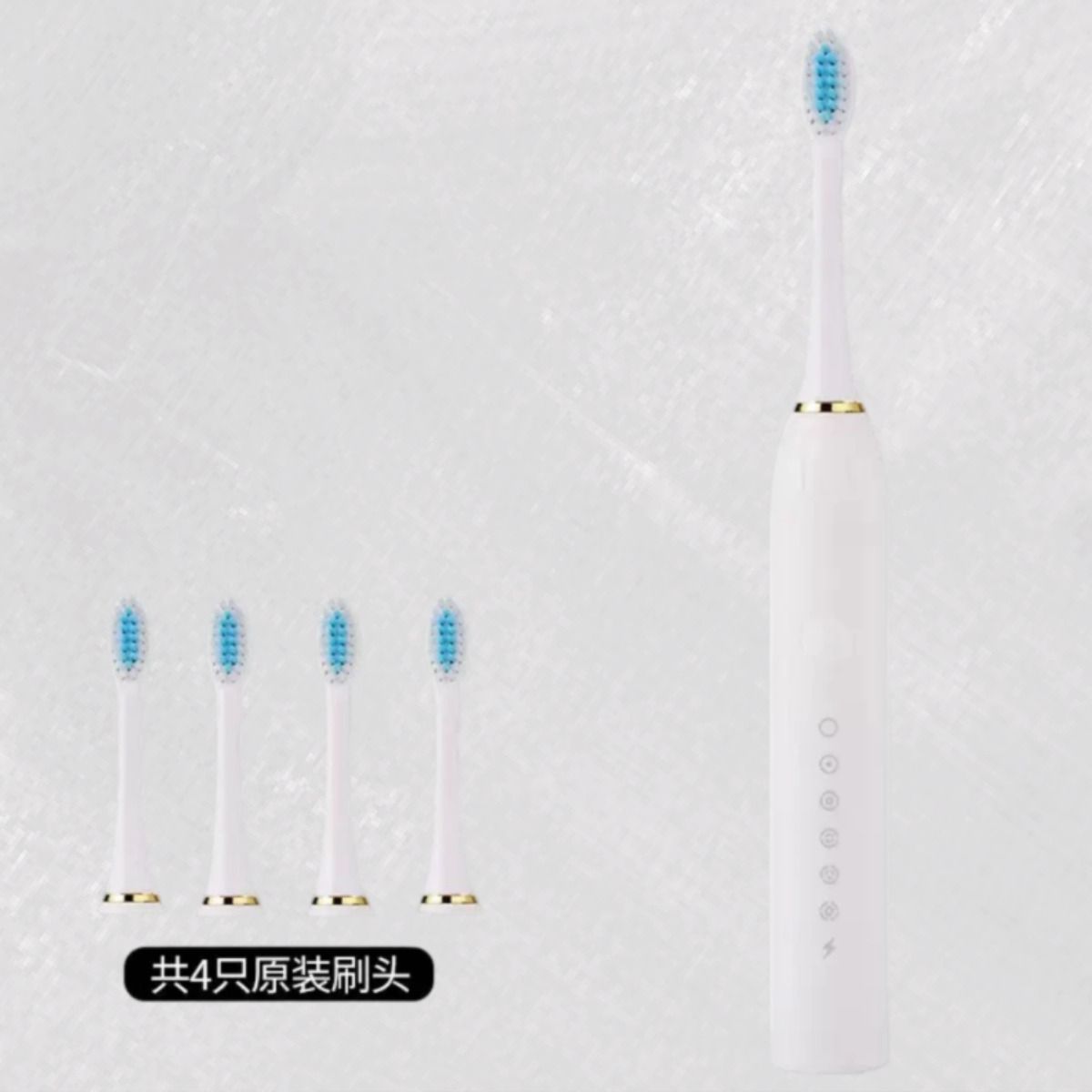 Vyxora Rechargeable Toothbrush with 3 Brush Heads and Timer Electric Toothbrush-image-35