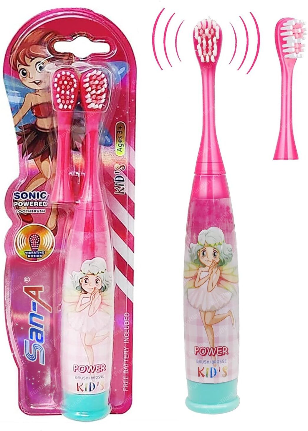 O'Kiddi Electric Toothbrush (Pack of 1) Soft Bristle Electric Toothbrush-image-16