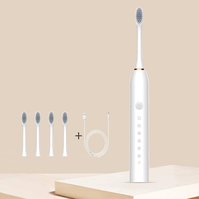 Gentle e kart USB Rechargeable Electric Toothbrush And Brushing Modes And 4 Brush Heads Electric Toothbrush-picture-10