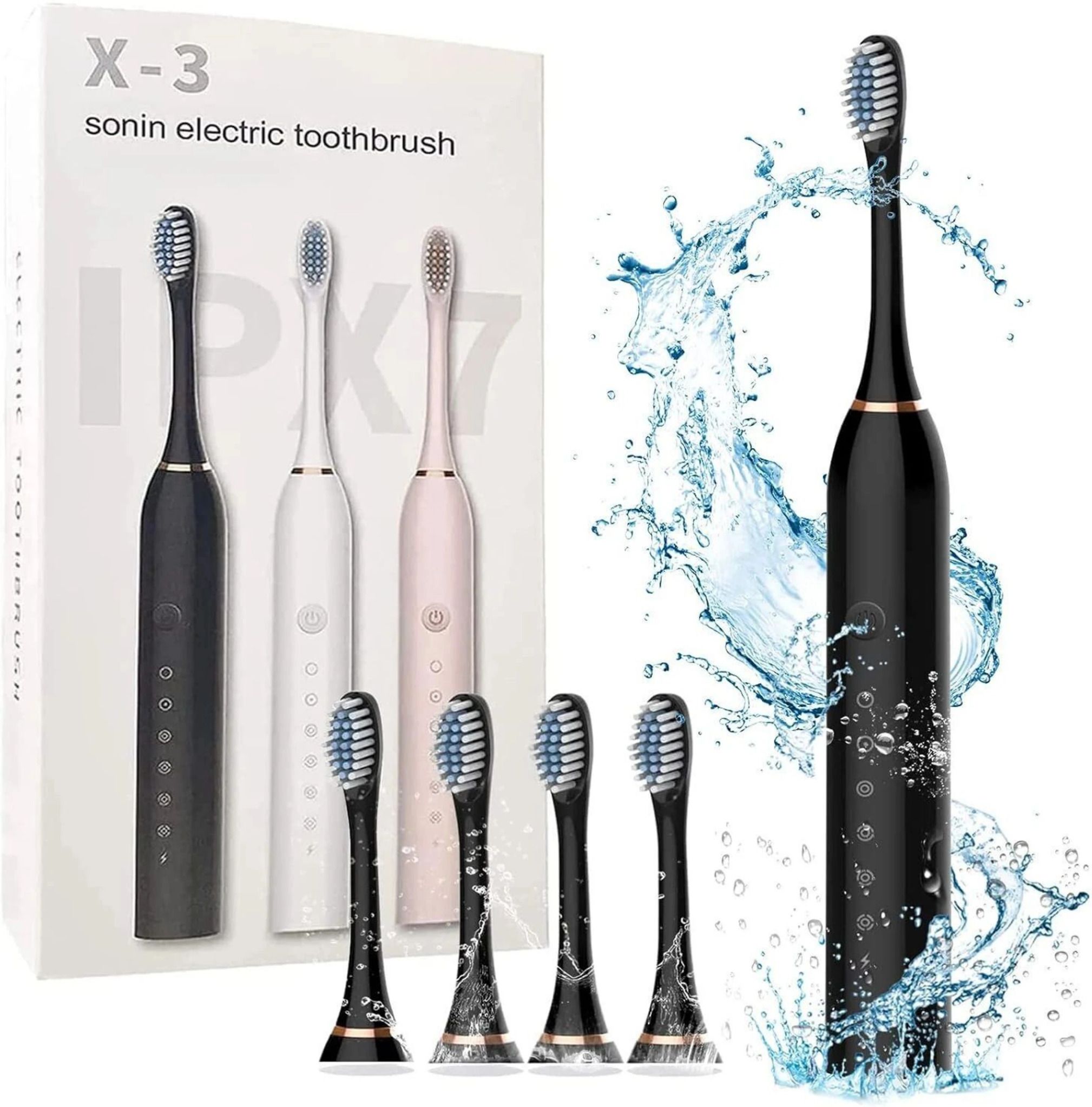 TUNEBUDDY Electric Toothbrush With Smart Timer, Deep Cleaning, Soft DuPont Bristles D23 Electric Toothbrush-image-29