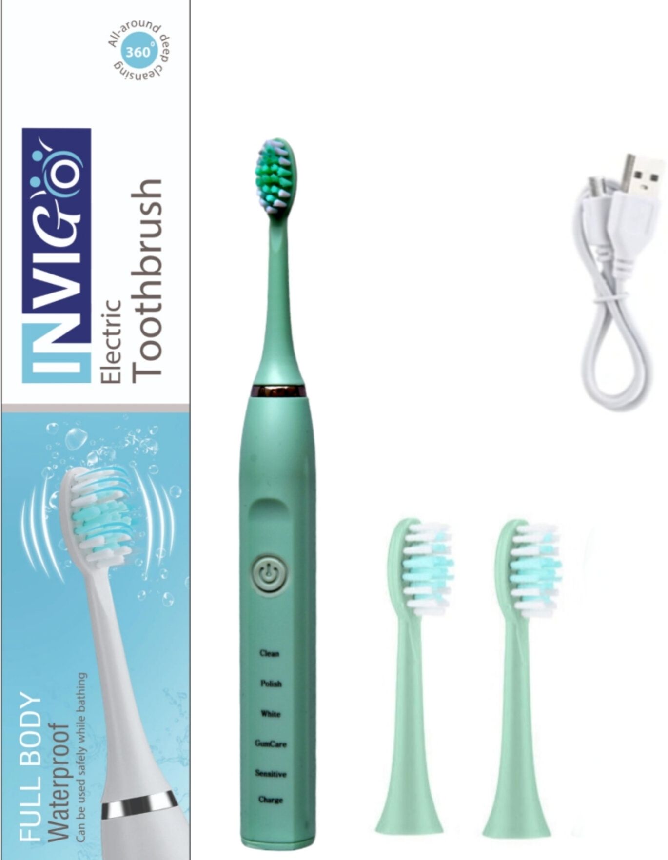 INVIGO IPX7 Electric Toothbrush