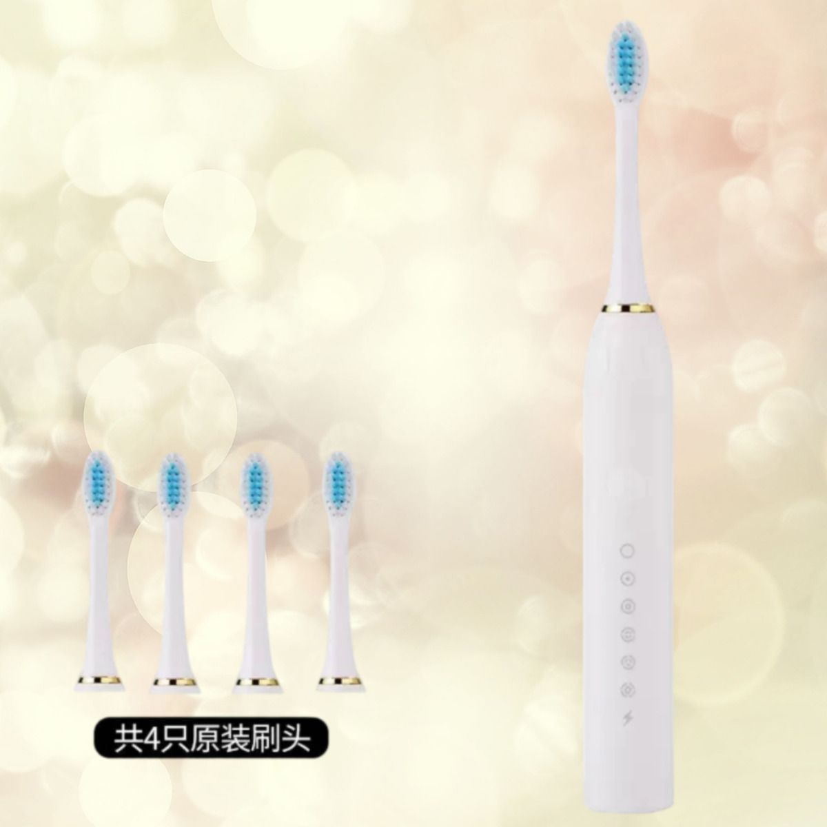 Vyxora 3-Speed Rechargeable Toothbrush with Built-in 2 Minute Timer Electric Toothbrush-image-48
