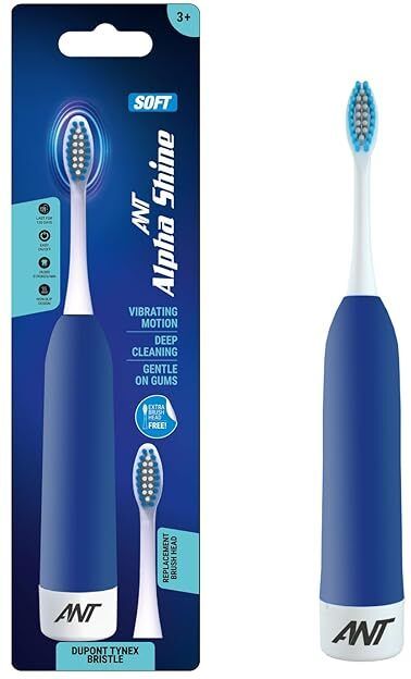 Ant Alpha Shine Electrice Toothbrush - Blue Electric Toothbrush-image-8