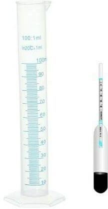 greyart MIlk Lactometer With 100 ML Jar Milk Purity Tester at Home Manual Handheld Refractometer-picture-12
