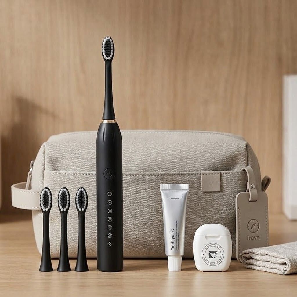 THE OM ENTERPRISE Rechargeable Electric Toothbrush Sonic Deep Clean IPX7 Waterproof Electric Toothbrush-image-23