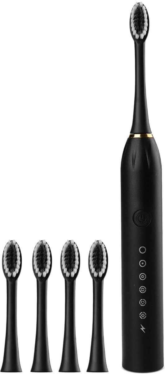 SonicClean Pro 6 Mode USB Rechargeable Electric Toothbrush with IPX7 Waterproof Ultra Soft Toothbrush-image-21