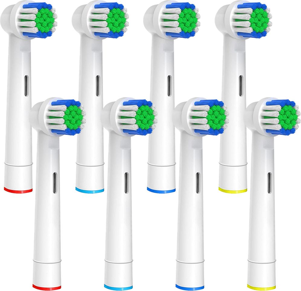 Zibuyu Advanced Eight-Pack Gentle Clean DuPont Electric Toothbrush Heads Electric Toothbrush