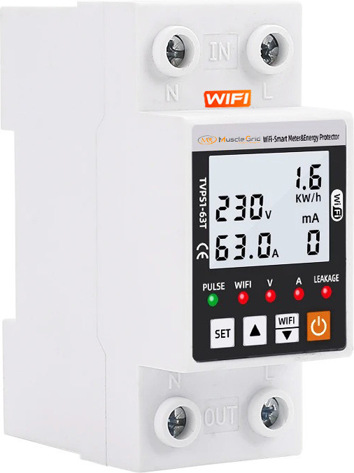 musclegrid india IoT Dongle for Live Time Voltage and Load Monitoring with Spike Protection Mobile App Controlled for Stabilizer, Servo and Pure Sine Wave Inverter image 1