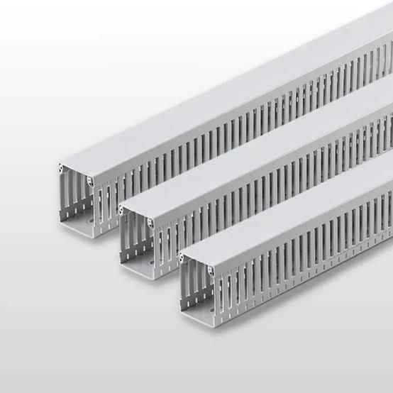 technexa AR Duct Cable Tray Manager Wiring Channels Cable Tray 50 cm (40mmX80mmX) PACK 5 Double-Sided PCB-picture-48