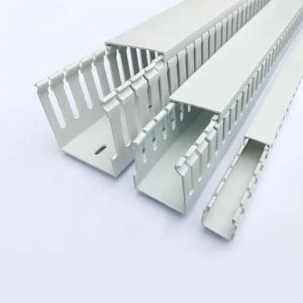 technexa PVC Duct Cable Tray Managers Wiring Channels Cable Tray(40mmX40mmX50cm) Pack 5 Double-Sided PCB-picture-38