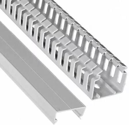 technexa TRUEBOND PVC Duct Cable Tray Manage Wiring Channels Cable Tray(25mmX100mmX50cm) Double-Sided PCB-picture-10