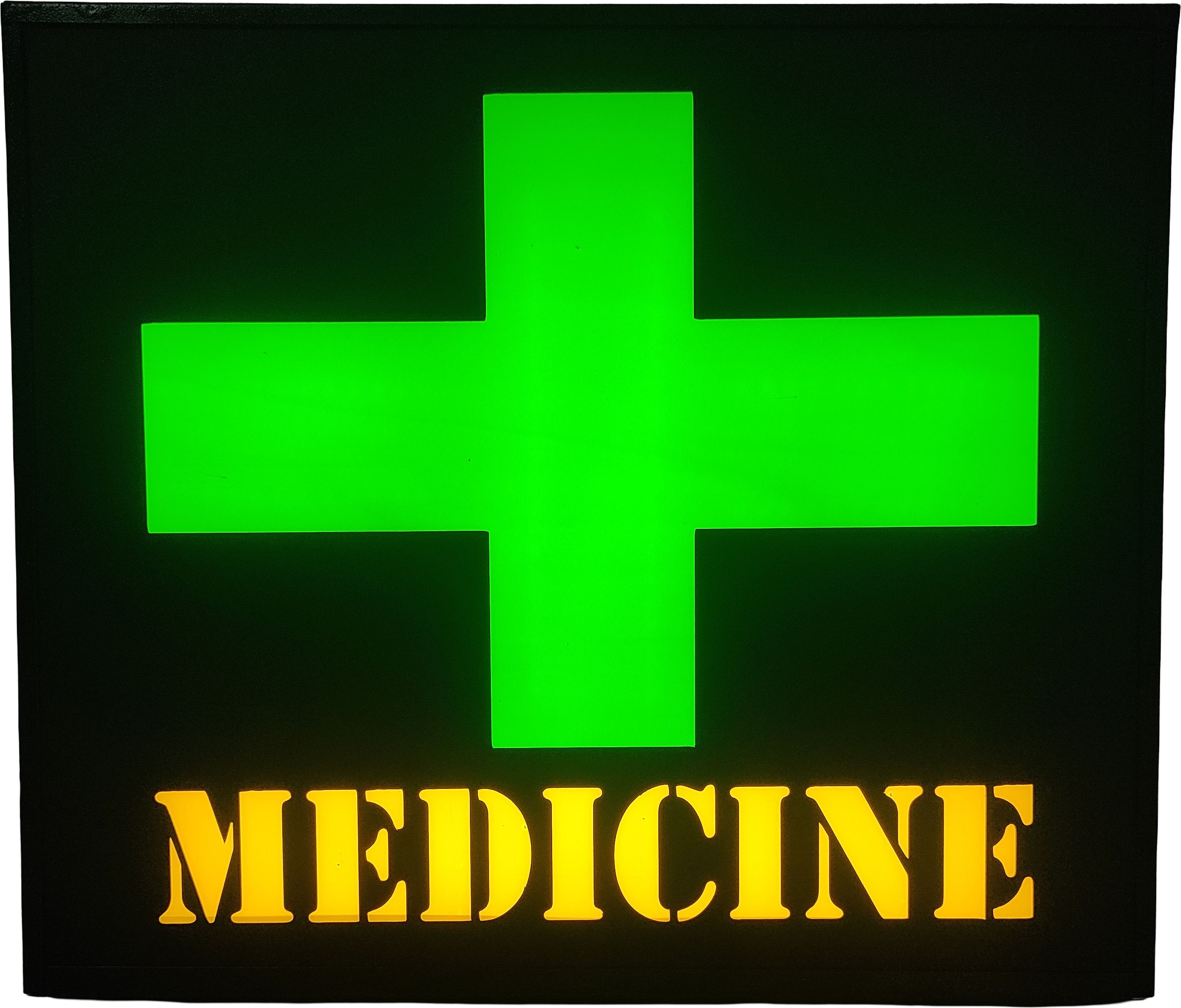 a2mation A2MATION-MEDICINE-GREEEN -YELLOW BACKLIT LED Display-picture-37