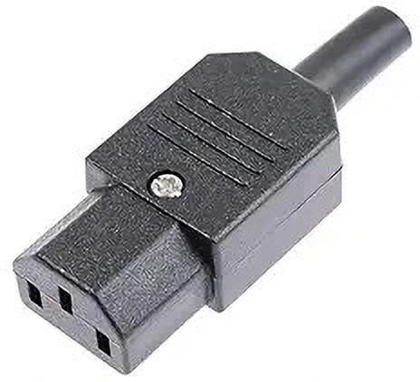 symfonia IEC C13 Male Plug Power Connector for Computer, Monitor, and Electronic Devices Electronic Components Electronic Hobby Kit image 1