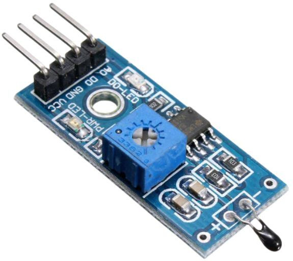 stemvolt 10K Thermistor Temperature Sensor Module 4 Pin Electronic Components Electronic Hobby Kit image 1