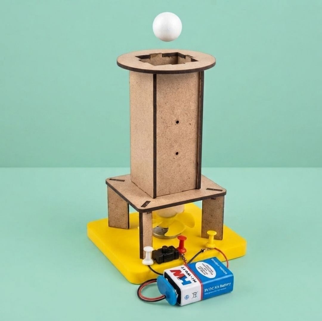 erhindia DIY Air Suspension Ball Educational Science Project Working Model STEM Kit Educational Electronic Hobby Kit-picture-28